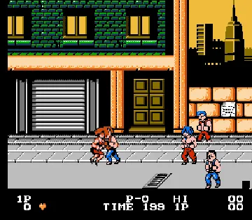 Double Dragon (USA) screen shot game playing